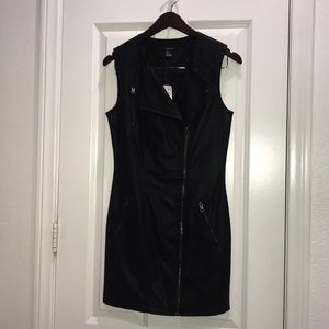 Leather Dress with Zippers